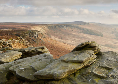 Stanage Edge from High Neb, Peak District National Park.