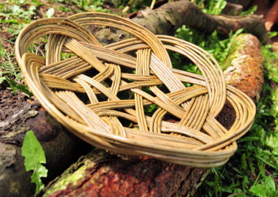 Feature on Rachel Evans is a willow basket maker.