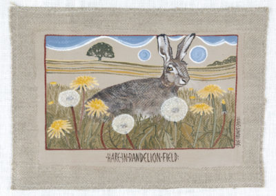 Hare in Dandelion Field