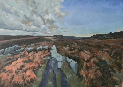 looking towards Higger tor from Burbage Rocks