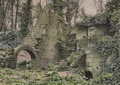 Derelict mill in Lumsdale