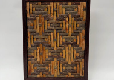 much nita bark woven artwork